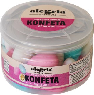 Caramelized Roasted Almonds (CONFETES) Mini 90 g vaskete can PET
